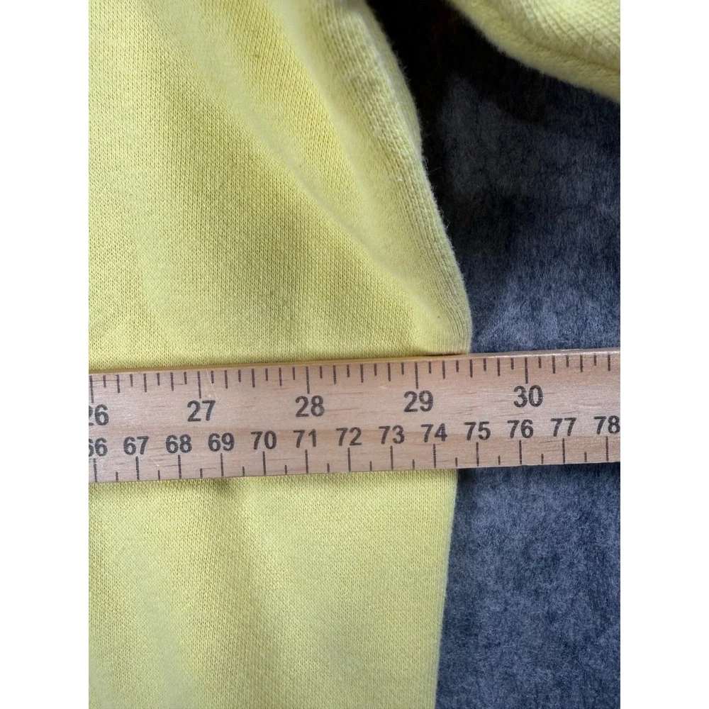 The North Face Hoodie Mens XXXL Yellow Cotton Pullover Graphic Logo Sweatshirt